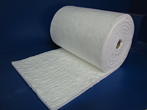 Ceramic Fiber Insulation Blanket (3/4" X 24" X 29 Feet) for Wood Stoves, Pizza Ovens, Kilns, Forges & More - 6# Pound 2300 Degrees F - 58 Sq Feet