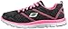 Skechers Sport Women's Pretty City Fashion Sneaker,Black/Hot Pink,8.5 M US