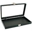 Glass Top Jewelry Pocket Watch Display Travel Case Box
