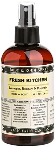 Fresh Kitchen Lemongrass Rosemary Peppermint Body and Room Spray 8 oz