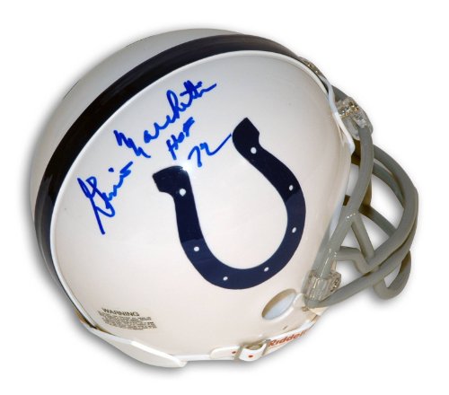 Gino Marchetti Autographed Baltimore Colts Mini Helmet Inscribed 