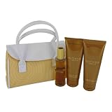 Youth Dew Amber Nude by Estee Lauder for Women, Gift Set -- 1 oz Eau De Parfum Spray + 3.4 oz Body Lotion + 3.4 oz Shower Gel in Bag