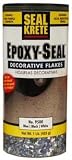 Decorative Paint Flakes (Blue/Black/White) 1-lb