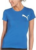 Puma Women's Usp Chest Cat Tee,Liquid Blue/White,X-Large