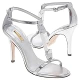 REPORT SIGNATURE Zoey T-Strap Heel in Silver