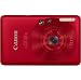Canon Digital IXUS 100 IS - Digital camera - compact - 12.1 Mpix - optical zoom: 3 x - supported memory: MMC, SD, SDHC, MMCplus - red