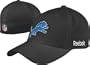 Detroit Lions 2009 Black Flex Sideline Structured Hat - L/XL (7 3/8 - 7 5/8)