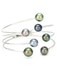 TARA Pearls Tahitian 8x11mm Pearl Bangle Bracelet