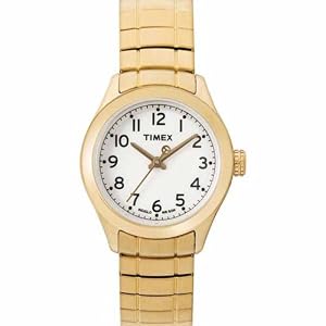 Timex Women's T2M452 T Series Gold-Tone Expansion Band Watch