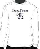 A.C. Chievo Verona Basic Logo Long Sleeve Tee, Adult Medium - White