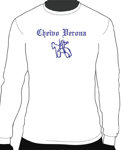 A.C. Chievo Verona Basic Logo Long Sleeve Tee, Adult Medium - White