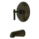 Kingston Brass KB2635MLTO Milano Tub and Shower Faucet, 7-1/2-Inch, Oil Rubbed Bronze by Kingston Br