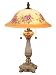 Rose Porcelain Table Lamp in Antique Golden Sand