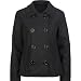 Apparel : FULL TILT Womens Basic Peacoat - Charcoal
