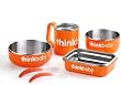 Thinkbaby Complete BPA Free Feeding Set, Orange, 6 Months