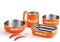 Thinkbaby Complete BPA Free Feeding Set, Orange, 6 Months