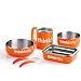 Thinkbaby Complete BPA Free Feeding Set, Orange, 6 Months