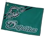 Miami Dolphins NFL Jacquard Logo Golf Official Towel