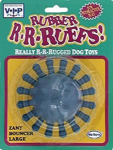 Vo-Toys Zany Rubber Medium Bouncer Dog Toy