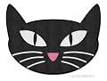 Retro Black Cat Throw Rug Bath Mat