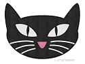 Retro Black Cat Throw Rug Bath Mat