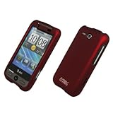 EMPIRE Red Rubberized Hard Case Cover for AT&T HTC Freestyle