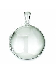 Genuine .925 Sterling Silver Polished Domed Locket 8.8 Grams. 100% Satisfaction Guaranteed.