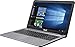 2016 ASUS VivoBook 15.6 Flagship Laptop, Intel Pentium N3700 Quad Core Processor up to 2.4 GHz, 4GB RAM, 500GB HDD 5400 RPM, SuperMulti DVD/CD, Webcam, HDMI, VGA, Windows 10, Silver