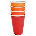 Zak Designs Park Tumbler Set/4 Orange 14oz.