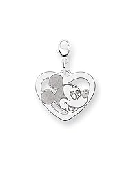 Disney Mickey Heart Lobster Clasp Charm