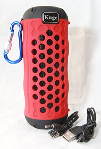 Portable Waterproof Bluetooth Speaker (Red)