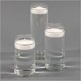 Cylinder Floating Candle Vase Set of 36