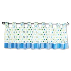 Trend Lab Dr. Seuss Window Valance, Oh! the Places You'll Go! BlueTrend Lab Dr. Seuss Window Valance
