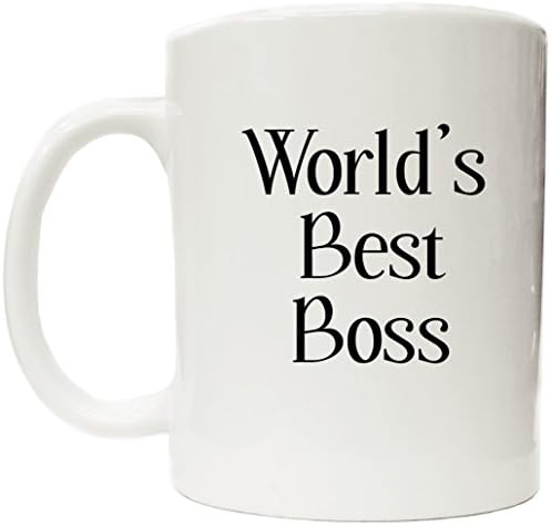 Awesome Graphics World's Best Boss White Ceramic Coffee Cup [Kitchen] [Kitchen]