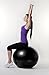 2000lbs Static Strength Exercise Yoga Fitness Stability Ball with Foot Pump Slip Resistant GYM QUALITY Improves Balance, Core Strength, Back Pain & Posture - For Men & Women