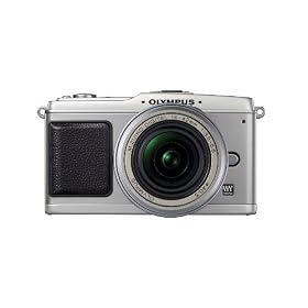 Olympus - PEN E-P1 Kit - Appareil photo num�rique � objectifs interchangeables- 12,3 Mpix - Ecran 3" - Objectif 14 - 42 mm - f/5-5.6 - Bo�tier et Objectif Argent