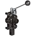 Prince RD-2575-T3-ESA1 Directional Control Valve, Logsplitter, 3 Ways, 3 Positions, Spring Center To Neutral, Cast Iron, 3000 psi, Lever Handle, 20 gpm, In/Out: 3/4" NPTF, Work 1/2" NPTF