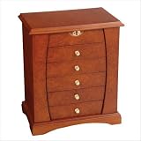 Montgomery Jewelry Box in Burlwood Walnut