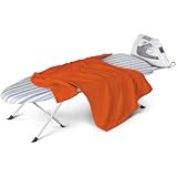 Honey-Can-Do BRD-01292 Folding Tabletop Ironing Board with Iron Rest