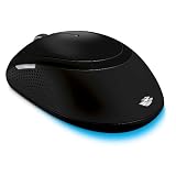 Microsoft Wireless Mouse 5000 Souris sans fil BlueTrack 2,4 Ghz Molette multidirectionnelle 5 boutons Noirpar Microsoft