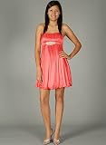 Silky Pleated Brooch Dress for Bridesmaid Formal Prom