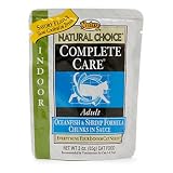 Nutro Natural Choice Complete Care Adult Indoor Cat Food Pouches Oceanfish and Shrimp 3 oz.