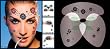 Flowers Stencil Airbrush Makeup Face Template