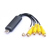 EasyCap 4 Channel USB 2.0 DVR Video Audio CCTV Capture Adapter by Generic