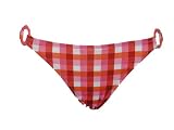 Split Ring Side Surf Swimsuit Bottom Strawberry Checked
