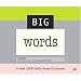 Big Words 2009 Boxed Calendar