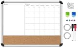 Office Products : Board Dudes Aluminum-Framed Magnetic 3-in-1 Combination Board Value Pack, 17 x 23 Inches (79298UAT-10)