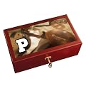 Sport Keepsake Box Football P - Cherry