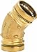 Viega 91427 ProPress Bronze XL 45-Degree Elbow with 4-Inch P x P