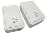 85 Mbps HomePlug Powerline Network Adapter - Double Unit Pack (Twin Pack) - Ethernet - Plug & Play - Peer to Peer - Home Plug - PC, MAC & Linux - Broadband Sharing